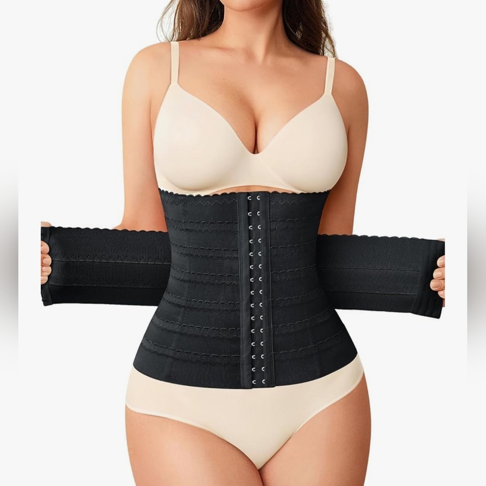 Women's segmented waist trainer, waist shaping corset, tummy control 3XL